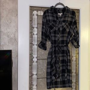 Black & white plaid dress 🖤